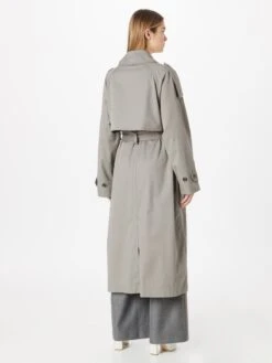 WEEKDAY Trenchcoats Tussenmantel Zenni Dames Stone Grey -Kledingwinkel 01d401baa9deff121cb702c6e81c7dcb