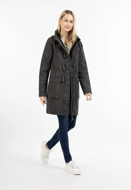 Schmuddelwedda Duffelcoats Tussenmantel Dames Donkergrijs -Kledingwinkel 025cabfe37c2e7308e11f2ae3457355a scaled