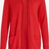 Vila Vesten Gebreid Vest Dames Rood -Kledingwinkel 02d50972cdaf7992588a927ec0f9dcb1