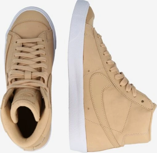 Nike Sportswear Hoge Sneakers Sneakers Hoog BLAZER MID PRM MF Dames Beige -Kledingwinkel 03978fa0f7274bc9dfca1be5d4abbfee