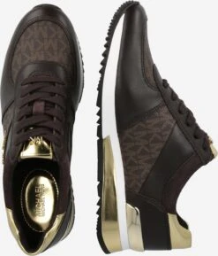 MICHAEL Michael Kors Fashion Sneakers Sneakers Laag ALLIE Dames Bruin / Kastanjebruin -Kledingwinkel 0444ff7905c2abd154ed8c47425467d9