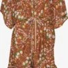 Cream Ponchos & Kimonos Kimono Lukkas Dames Bruin -Kledingwinkel 0590584549501b83bfa10078726456ea