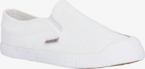 Kawasaki Slip-on Sneakers Slip-ons Dames Wit -Kledingwinkel 06e9876808912685541f37a1f6671e84