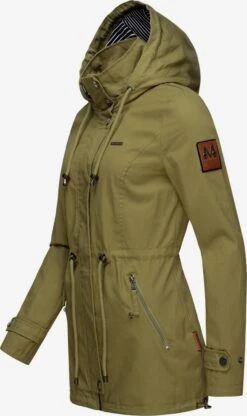 Marikoo Parkas Tussenparka Nyokoo Dames Olijfgroen -Kledingwinkel 0887ee21ed720be81964570c18c5925b