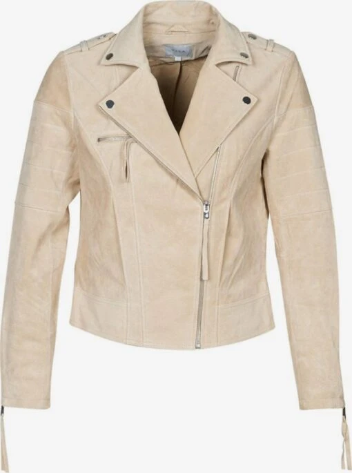 Vila Leren Jassen Tussenjas Dames Beige -Kledingwinkel 094851836be07a6f10460f1fab39184f scaled