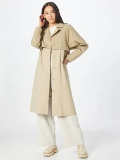 MOSS COPENHAGEN Trenchcoats Tussenmantel Palome Dames Beige -Kledingwinkel 095ae409d800d55ed2ec57df8116889b