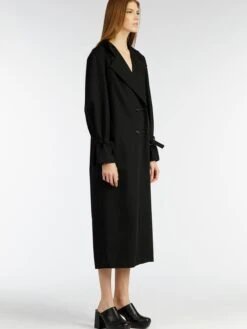 Trenchcoats Tussenmantel CHARCOAL Dames Zwart -Kledingwinkel 0c3b354bed9ad58868936480fdb6572a