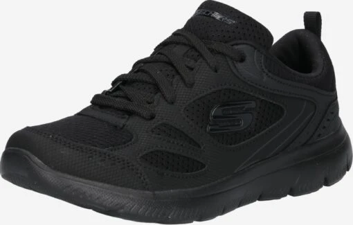 Skechers Running Sneakers Sneakers Laag Summits-Suited Dames Zwart -Kledingwinkel 0f8fc5cc4cb7733153954e7a0aee7956