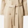 IVY OAK Trenchcoats Tussenmantel CAROLINA Dames Beige -Kledingwinkel 10f1a1b06c16f11bca042d12c6261ba1