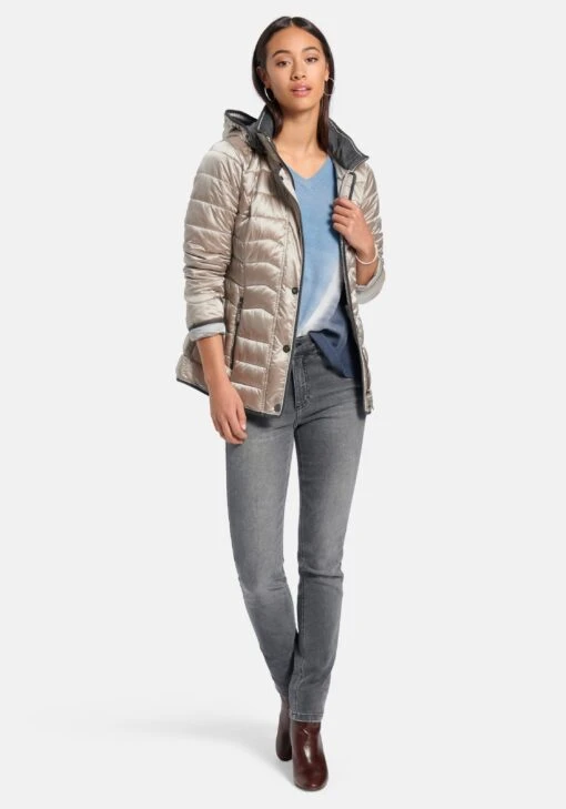 Tussenjassen Tussenjas Wärmende Steppjacke Dames Beige -Kledingwinkel 126ca0b84096aec98a0f803e1266a11f scaled