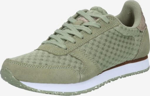 Woden Running Sneakers Sneakers Laag Ydun Suede Mesh II Dames Grasgroen -Kledingwinkel 14ccb5194c35af41487b63059d2a3740