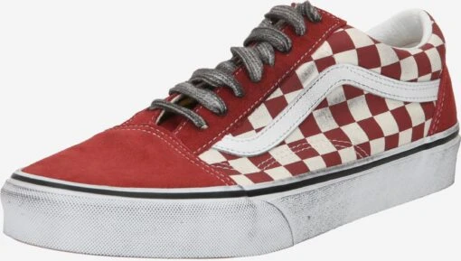 Vans Skate Sneakers Sneakers Laag Dames Rood -Kledingwinkel 14f5cd2f58df621633a20171c1aaed85