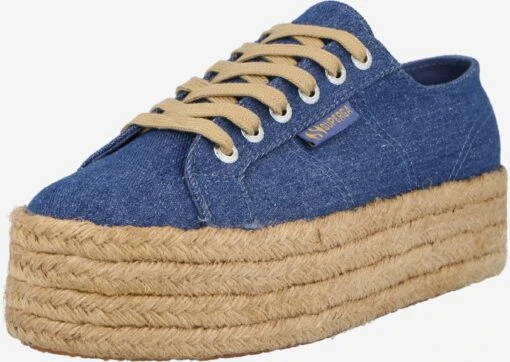 Superga Fashion Sneakers Sneakers Laag Dames Blauw -Kledingwinkel 17519abdc3d14130f9cbf4df270ba872