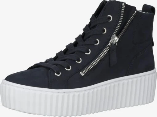 Gabor Hoge Sneakers Sneakers Hoog Dames Navy -Kledingwinkel 19647865f97b9e66453260c0f2050ae0