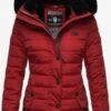 Navahoo Winterjassen Winterjas Milianaa Dames Rood -Kledingwinkel 1a31c39e89ca919877b396ee0bdc616c