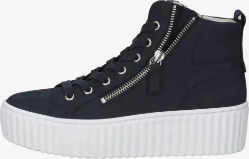 Gabor Hoge Sneakers Sneakers Hoog Dames Navy -Kledingwinkel 1c239c2b318a07328480119fc7b97ed5