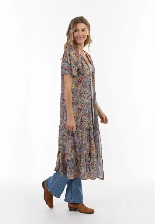 Ponchos & Kimonos Kimono Dames Blauw -Kledingwinkel 1c24ca7d1cb35accc471d1d4587a555c scaled