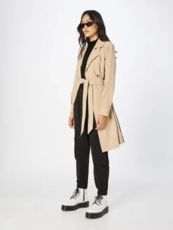 Vila Trenchcoats Tussenmantel Dames Beige -Kledingwinkel 1c94274bbbaba7997c19edf9e70ed0d7