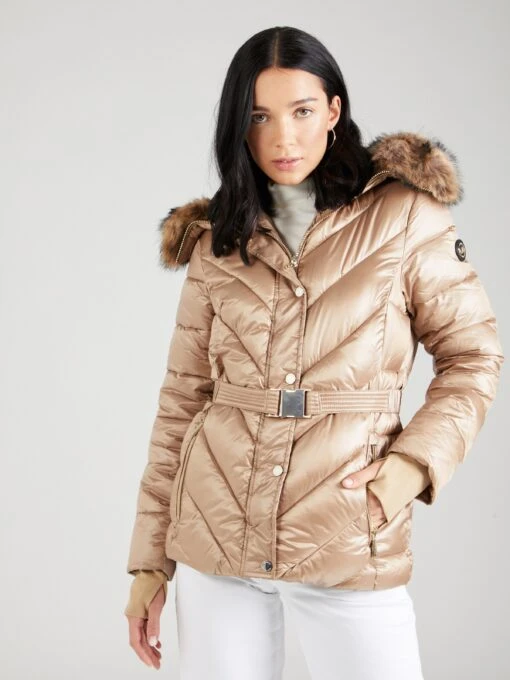 MICHAEL Michael Kors Winterjassen Winterjas Dames Goud -Kledingwinkel 1d63debe36e4248435582456d6dda71e scaled