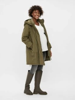 Mamalicious Parkas Winterparka Tikkamaddy Dames Olijfgroen -Kledingwinkel 1ec3381e75073a5c66f6912522e36d09