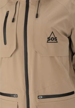 SOS Winterjassen Winterjas Aspen Dames Beige -Kledingwinkel 1fa64091f1a07d66265b56321c3f175d