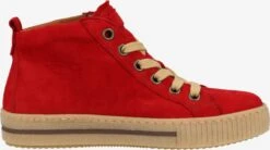 Gabor Hoge Sneakers Sneakers Hoog Dames Vuurrood -Kledingwinkel 1fc63740e3052f0595357236a4162947