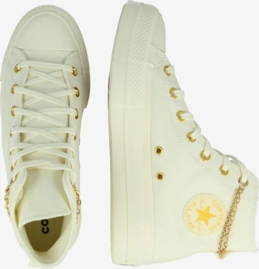 Converse Hoge Sneakers Sneakers Hoog Chuck Taylor All Star Lift Dames Eierschaal -Kledingwinkel 21b17a179086f73dfefb715680641494