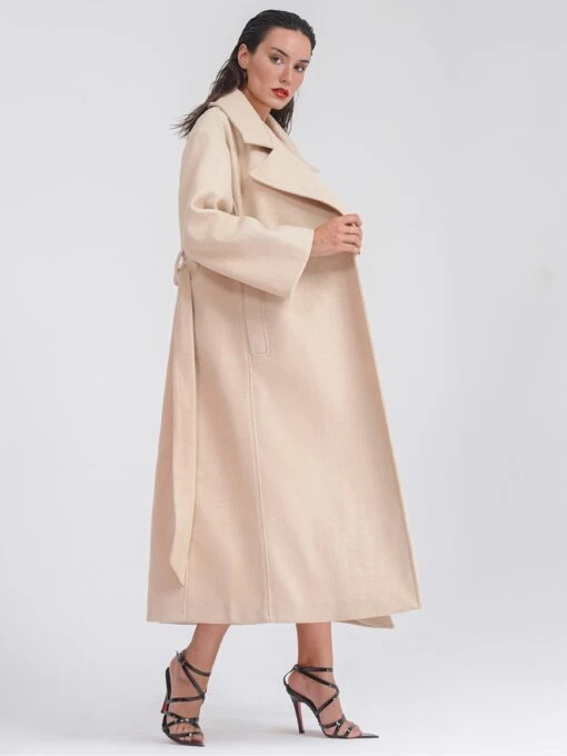 Trenchcoats Tussenmantel Carmen Dames Beige -Kledingwinkel 228336bec457c0c3145bc5b11fda364e scaled