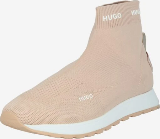 Hugo Hoge Sneakers Sneakers Hoog Icelin Hito Dames Sand -Kledingwinkel 23324aff906501b0d2551a2684182e60