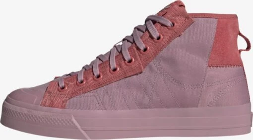 Adidas Originals Hoge Sneakers Sneakers Hoog NIZZA HI PARLEY Dames Mauve -Kledingwinkel 27d8eb79f9a46255030300a363bf3641