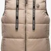 Navahoo Bodywarmers Bodywarmer Kassidy Dames Taupe -Kledingwinkel 2de6a1da1f4ba496bce0326ae71462c5