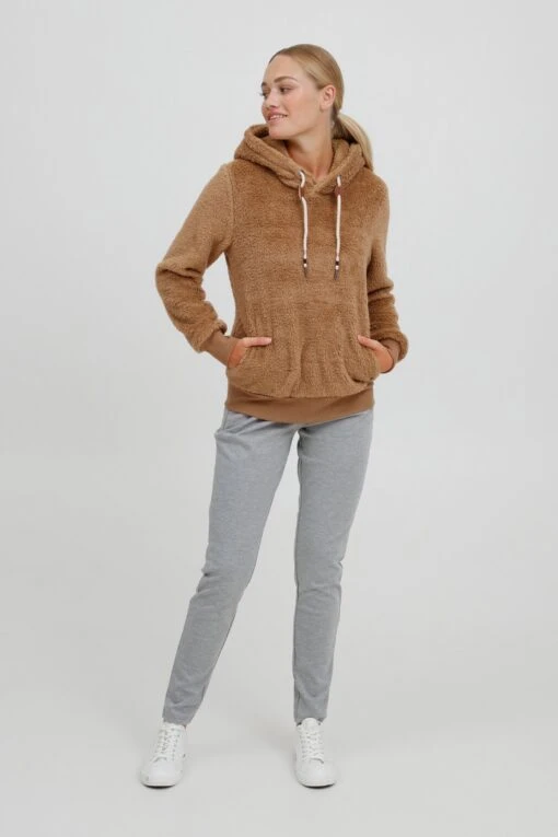 OXMO Hoodies Trui ANNIKEN Dames Bruin -Kledingwinkel 2fd6d8045ca0ed560a73b15a877cd621 scaled