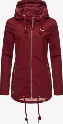 Ragwear Outdoor Jassen Functionele Jas Zuzka Dames Kersrood -Kledingwinkel 34940f5aa6cd480fb25d4a23c0d48941