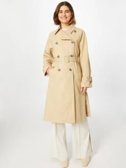 MbyM Trenchcoats Tussenmantel Sage Dames Lichtbeige -Kledingwinkel 3737c84b736637e2320d98b7482dd4cd