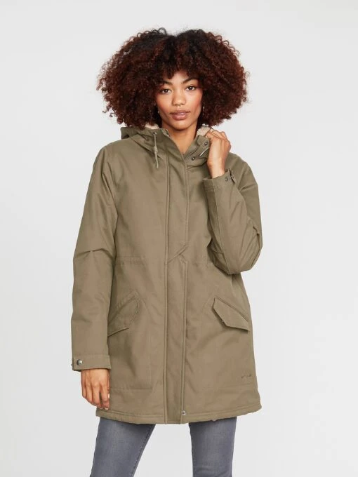 Volcom Parkas Winterparka LESS IS MORE Dames Beige -Kledingwinkel 376a75fb24f5e162ce53a1e6844bd1e7 scaled