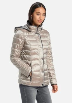 Tussenjassen Tussenjas Wärmende Steppjacke Dames Beige -Kledingwinkel 398fec1ccdaa24673ffdbc858590d26b