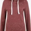 OXMO Hoodies Trui Olive Dames Rood -Kledingwinkel 3abb6bf0a9ed1b13283eec37ef60e80e