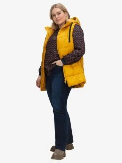 Sheego Bodywarmers Bodywarmer Dames Mosterd -Kledingwinkel 3c21ccac9a27c1195b3d288549641af9