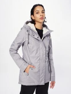 Ragwear Parkas Tussenparka MONADDE Dames Grijs -Kledingwinkel 3d3dd882d9d02eb569b1bc18c837bcee