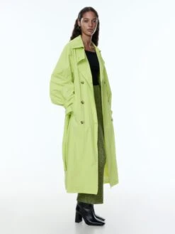 EDITED Trenchcoats Tussenmantel Neila Dames Neongroen -Kledingwinkel 3e1ad406db62bebfcdb5b5fffbeebf16