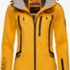 Marikoo Winterjassen Winterjas Dames Geel -Kledingwinkel 427793eb07e560f7296a46975975a021