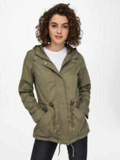 ONLY Parkas Tussenparka Lorca Dames Olijfgroen -Kledingwinkel 42fd950cd1a6d035a9c1c66ce2926e4c