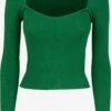 Basic Truien Trui Dames Groen -Kledingwinkel 458c649e3b2bea35c8bcabc558dbe315