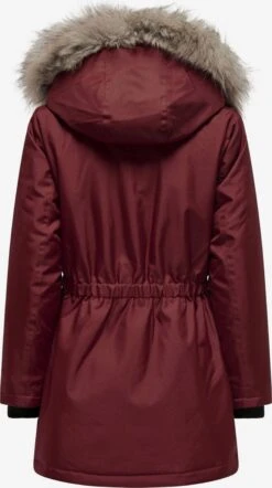 ONLY Parkas Winterparka Dames Rood -Kledingwinkel 45c3334d6a43cf80b668bdd239b046d5