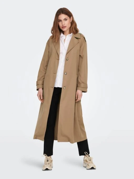 ONLY Trenchcoats Tussenmantel Line Dames Lichtbruin -Kledingwinkel 45fbda8016178b6bedf83655430a283b scaled