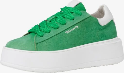 Tamaris Fashion Sneakers Sneakers Laag Dames Grasgroen -Kledingwinkel 472dd9e8309acb0dfd1c45a1196e947f