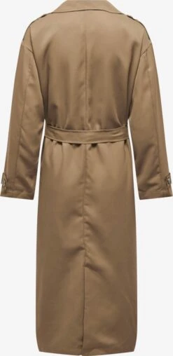 ONLY Trenchcoats Tussenmantel Line Dames Lichtbruin -Kledingwinkel 48824958591df5621baf2cedd4bd4cfc