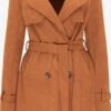 Trenchcoats Tussenmantel Dames Karamel -Kledingwinkel 495d2d91346f055e635769e5ba695384