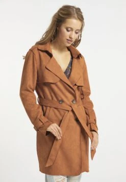 Trenchcoats Tussenmantel Dames Karamel -Kledingwinkel 49c8ece40a63985e032b409e9fc4e01b