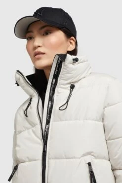 Khujo Winterjassen Winterjas Tuba Dames Offwhite -Kledingwinkel 5055d6d559788efc2eb8b70b6a48939e